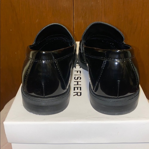 Marc Fisher Black Penny Loafers Flats - Picture 4 of 6